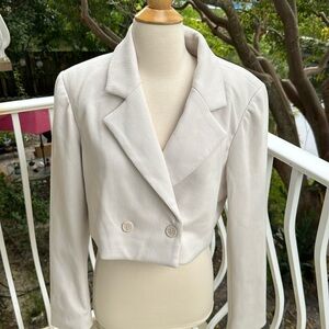 House of Harlow crop jacket size Large